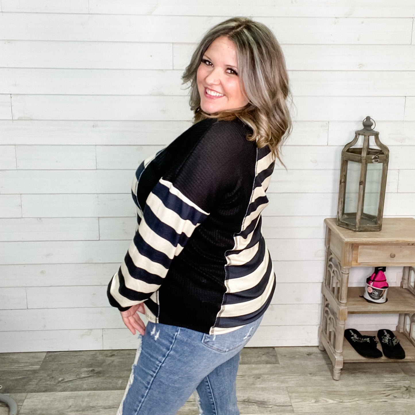 "Nothing But Time" Long Sleeve Round Neck