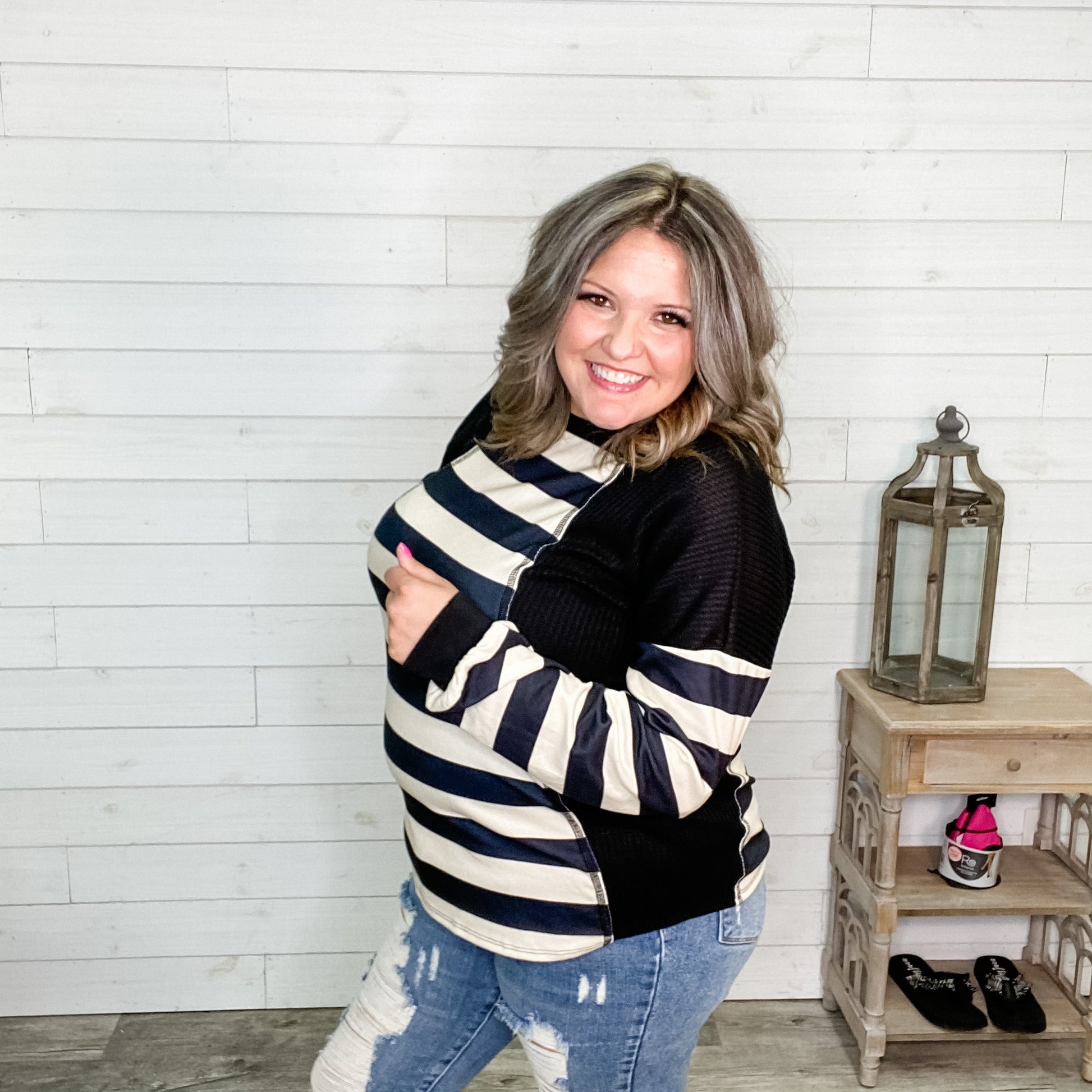 "Nothing But Time" Long Sleeve Round Neck