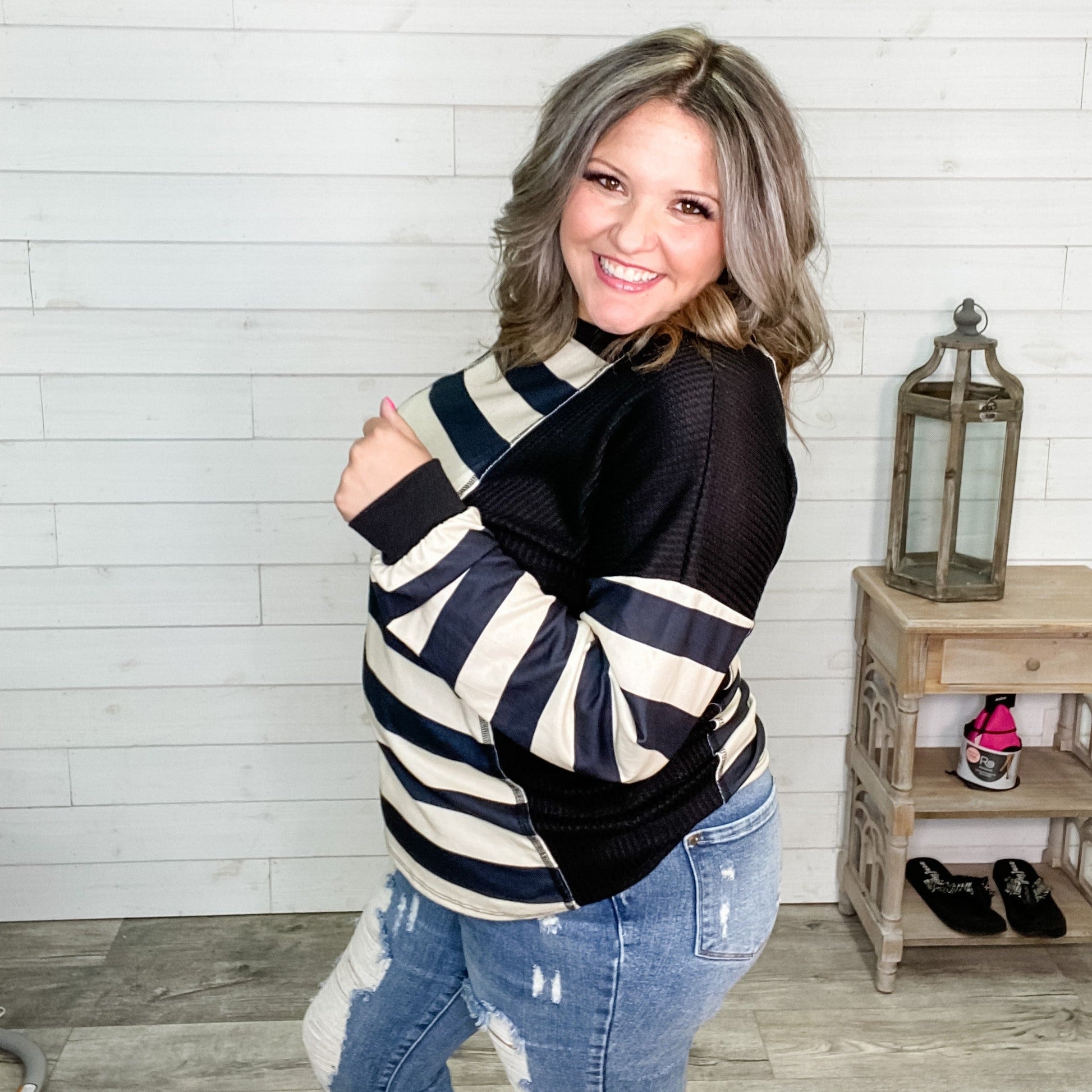 "Nothing But Time" Long Sleeve Round Neck