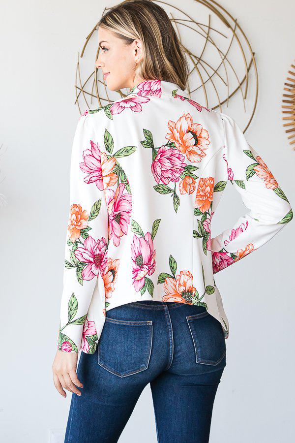 "On Point" Floral Blazer