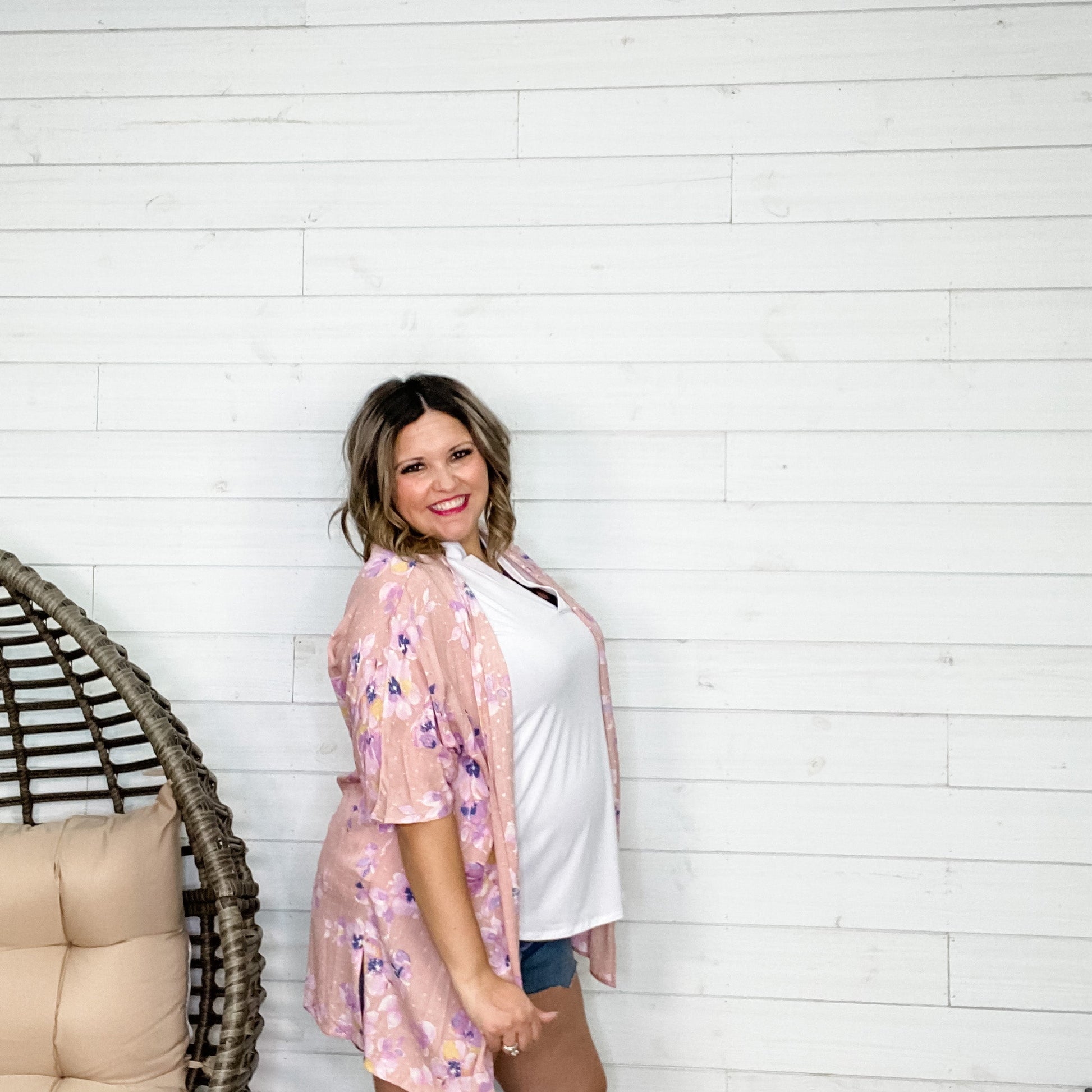 "Penny Lane" Floral Kimono Cover Up