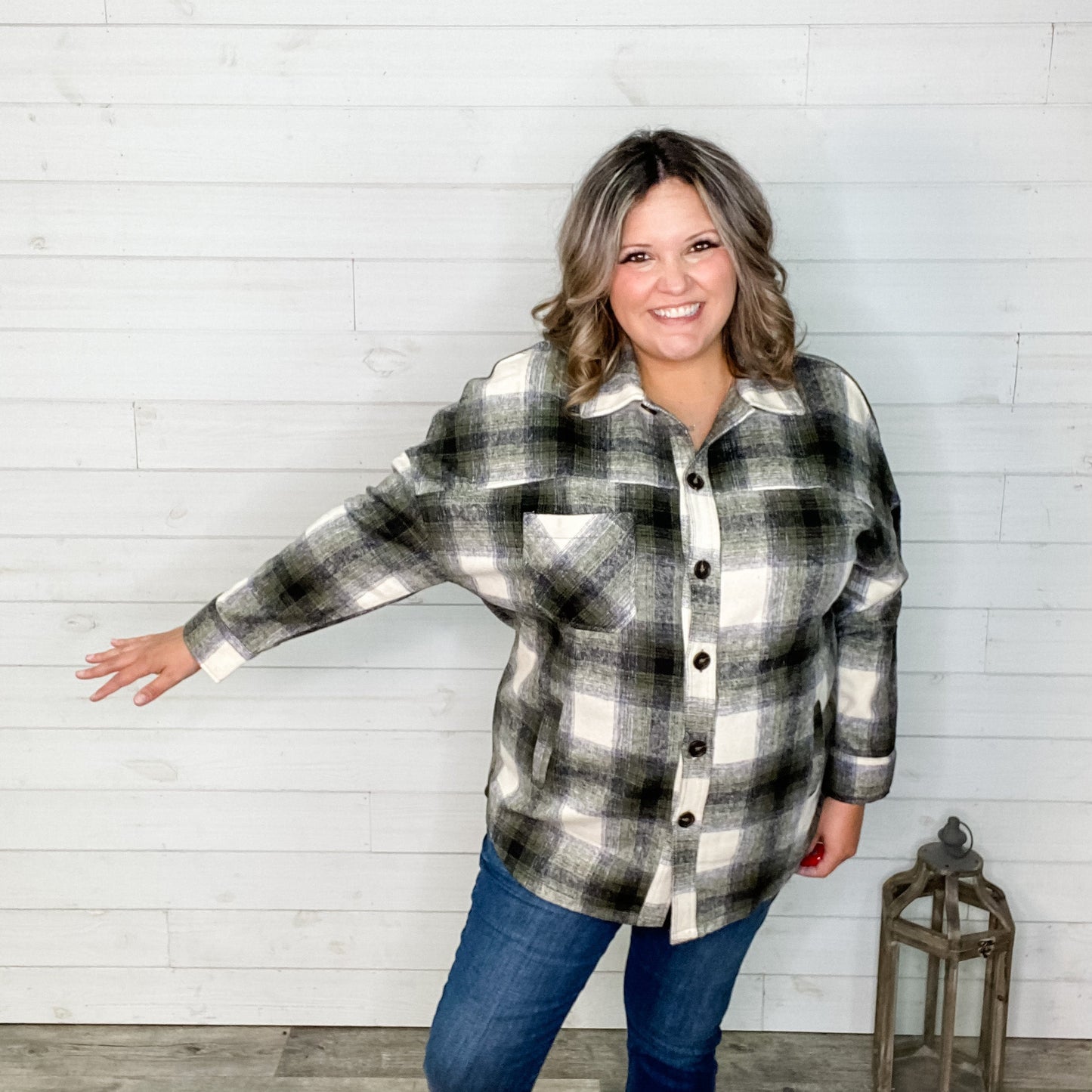 Plaid Flannel Jacket (Mutiple Colors)
