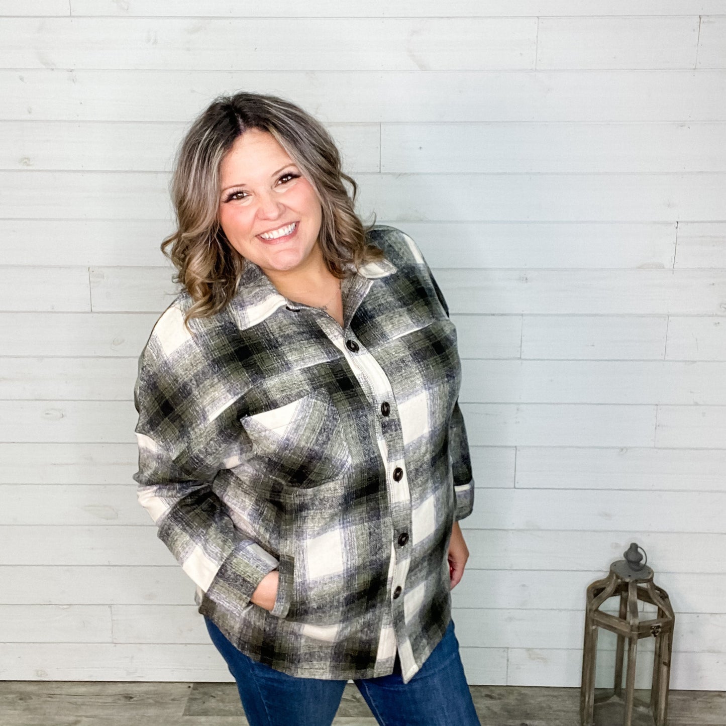 Plaid Flannel Jacket (Mutiple Colors)