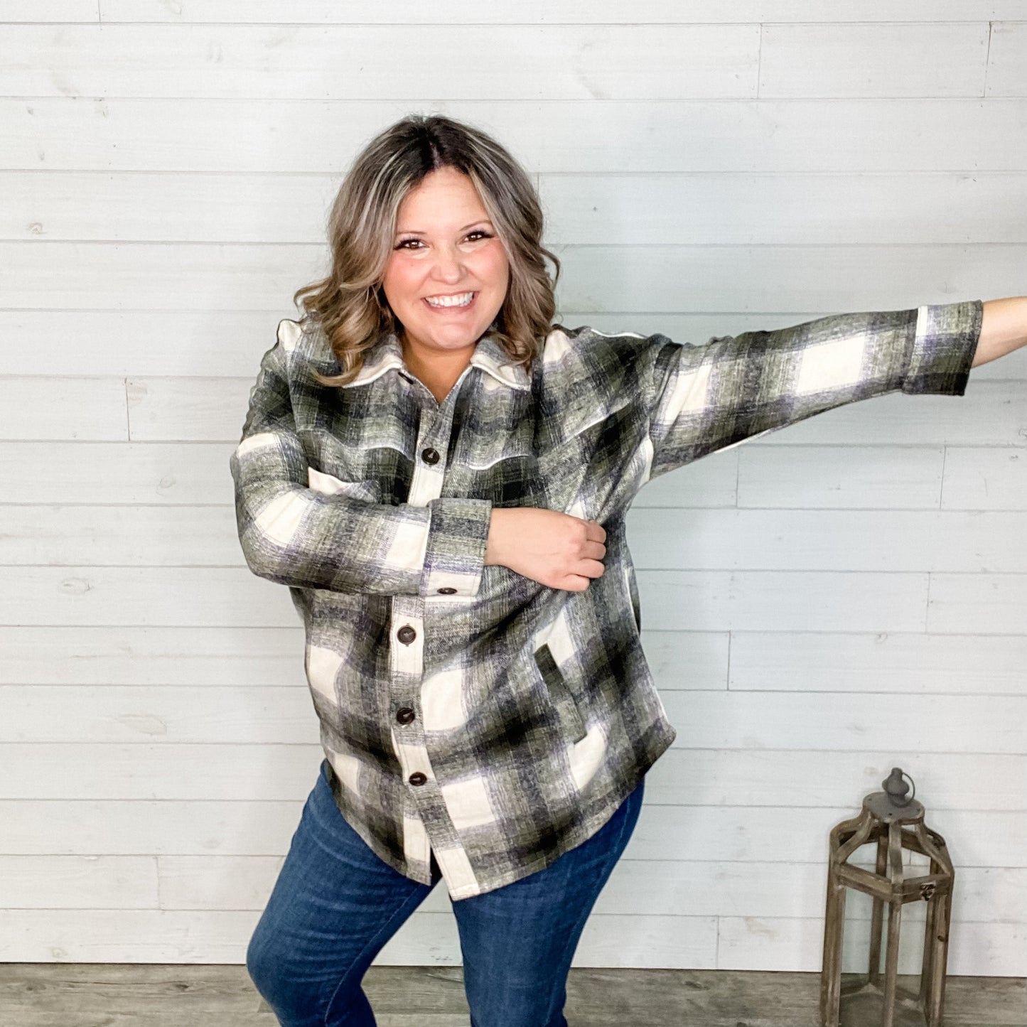 Plaid Flannel Jacket (Mutiple Colors)