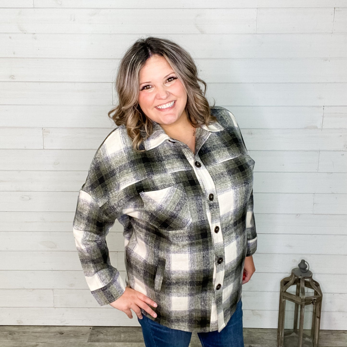 Plaid Flannel Jacket (Mutiple Colors)