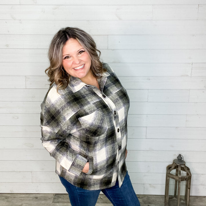 Plaid Flannel Jacket (Mutiple Colors)