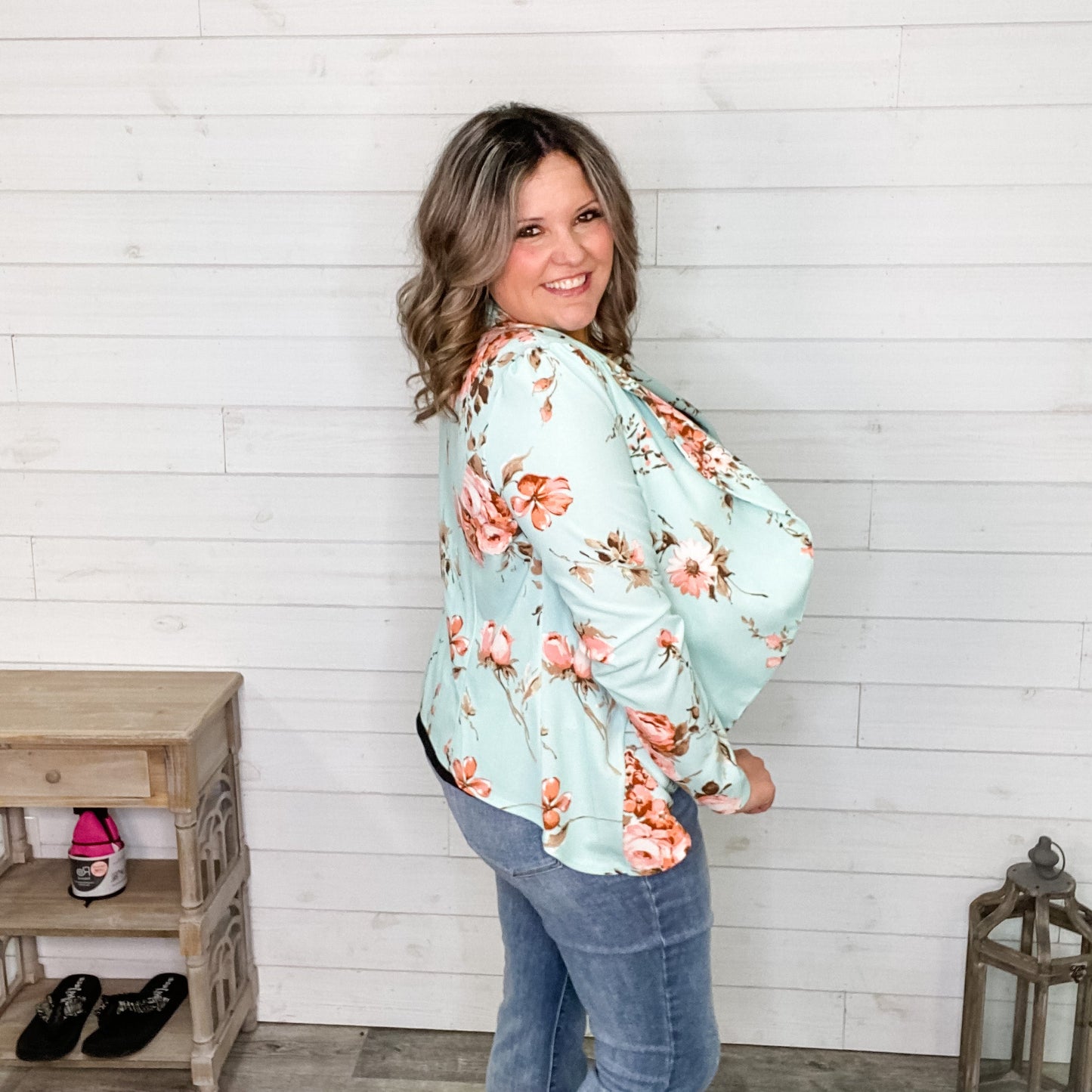 "Point Taken" Floral Blazer