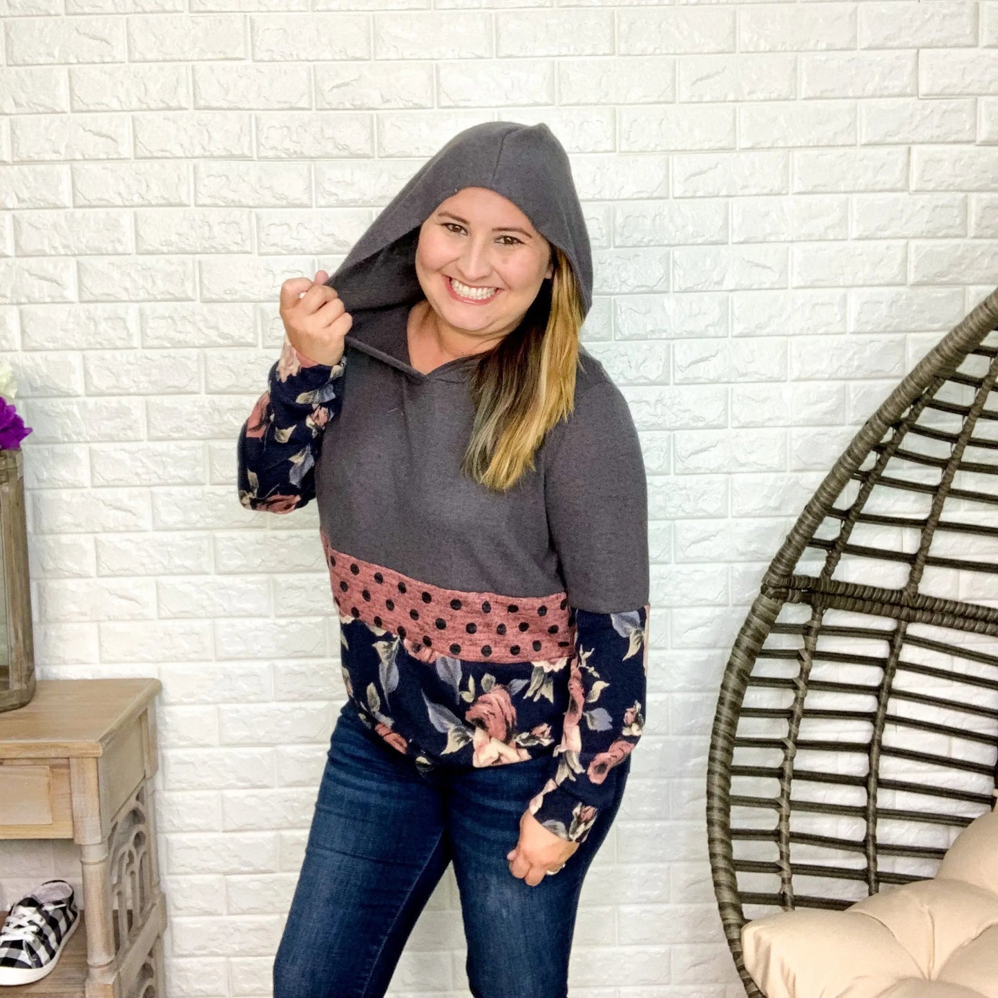 Polka Dots & Posies Hoodie