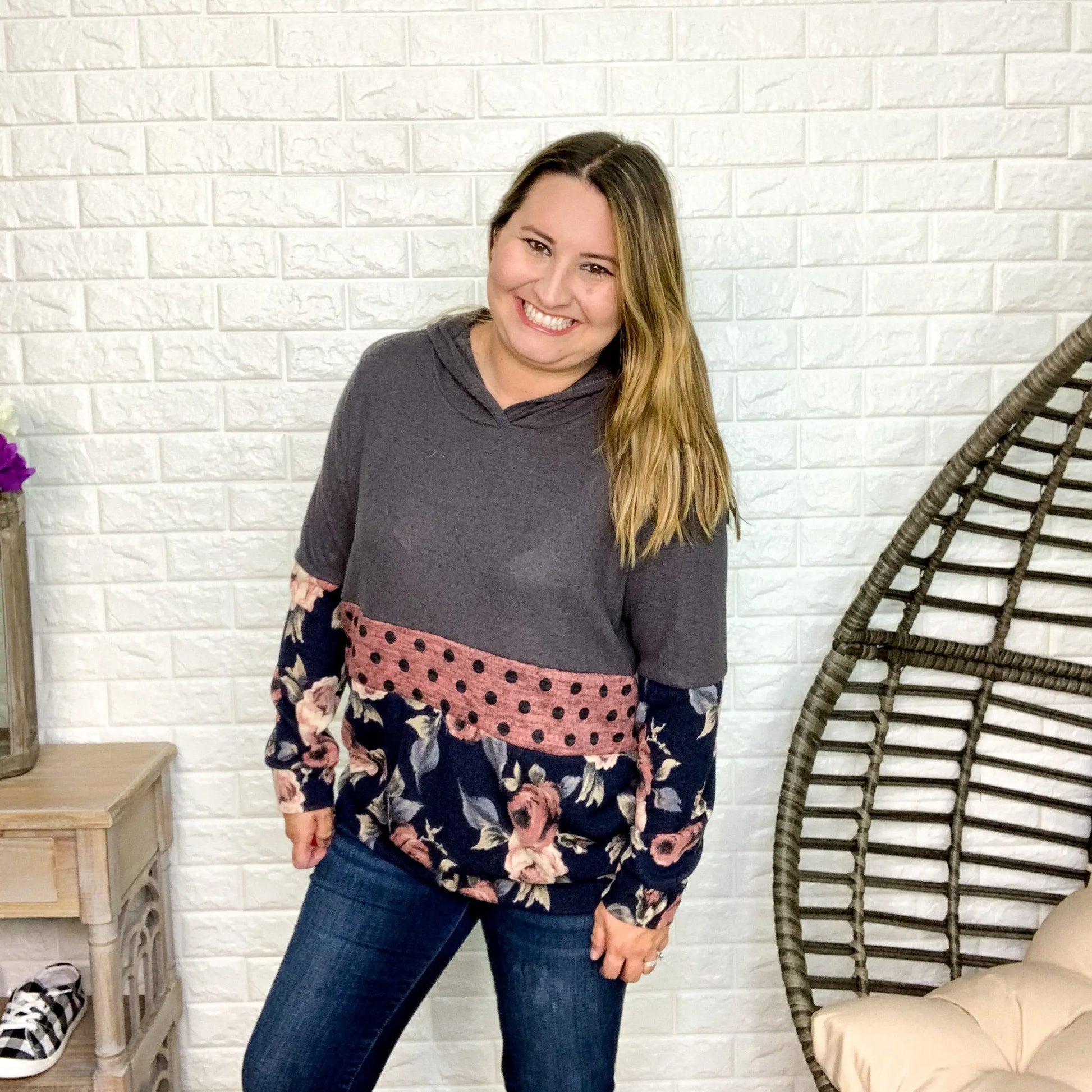 Polka Dots & Posies Hoodie