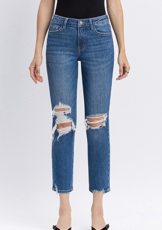 "Privileged" By Lovervet Vintage Boyfriend Crop