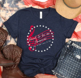"Proud To Be An American" Graphic Tee