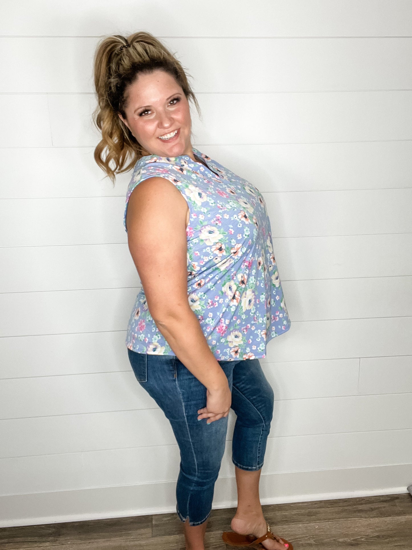 "Reece" Sleeveless Lizzy