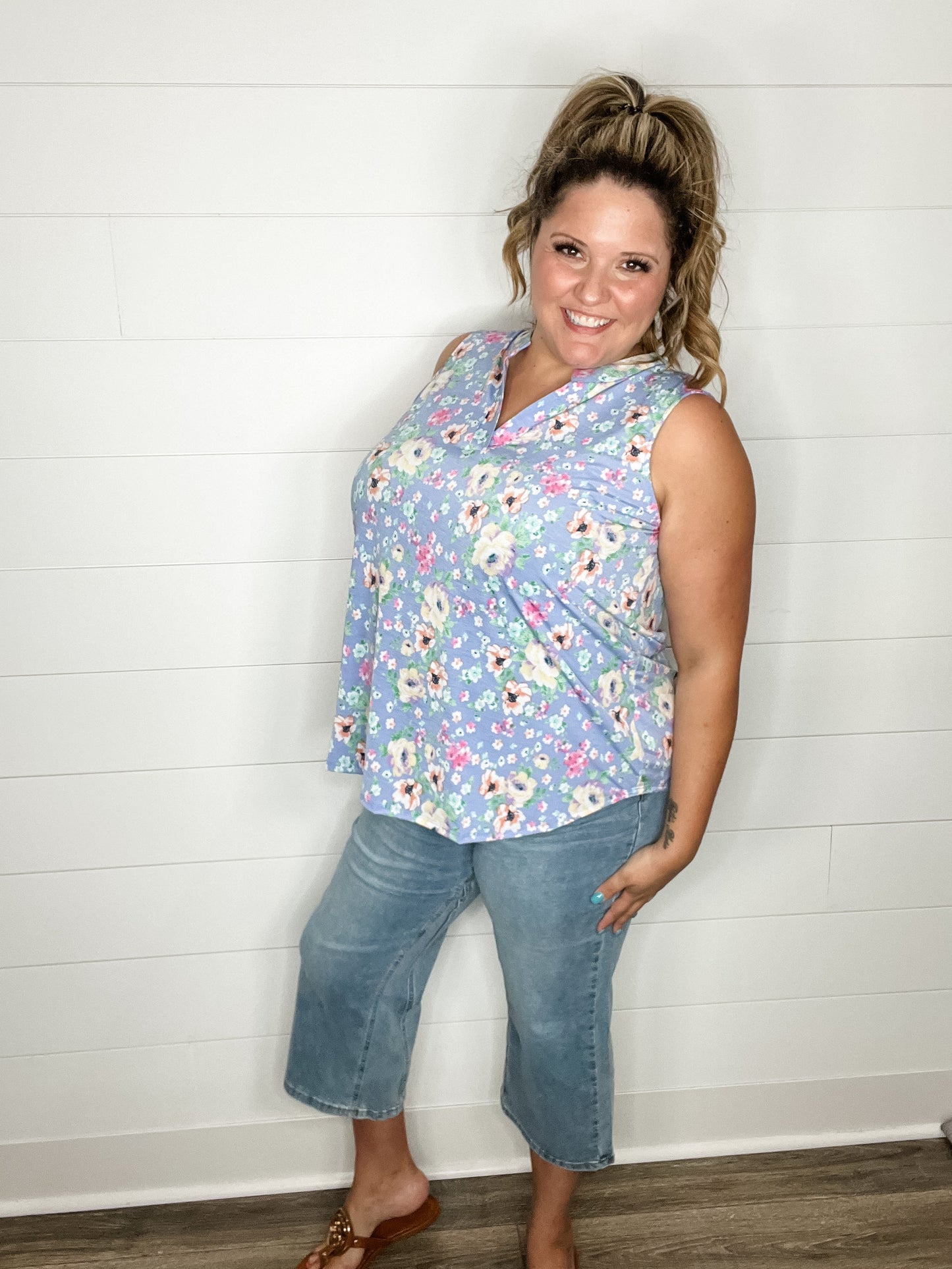 "Reece" Sleeveless Lizzy