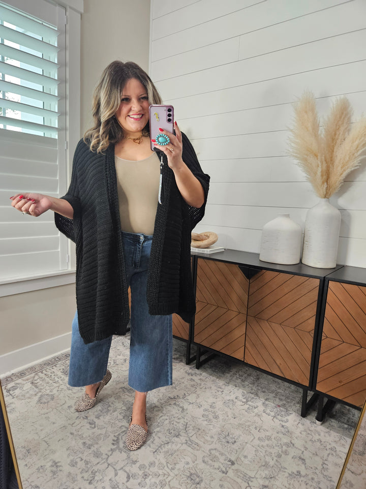 "Evolution" Wide Weave One Size Cardigan
