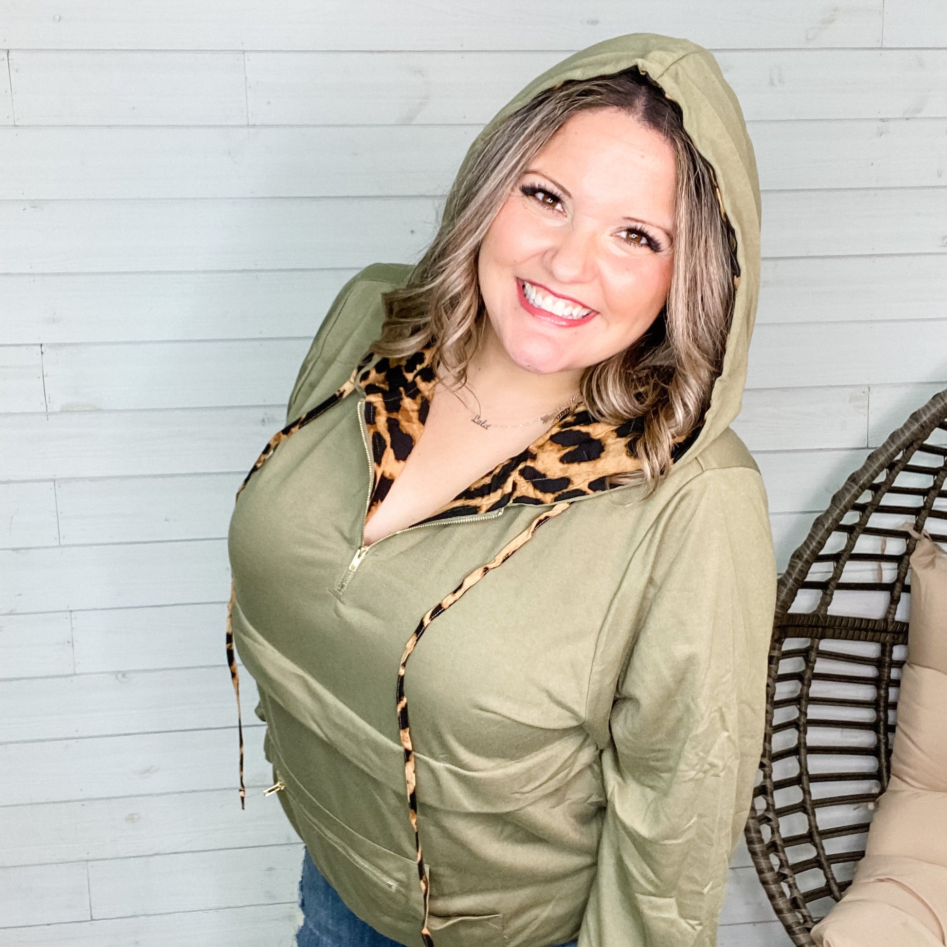 "Rogue" Pullover Hoodie with Half Zip & Front Pocket