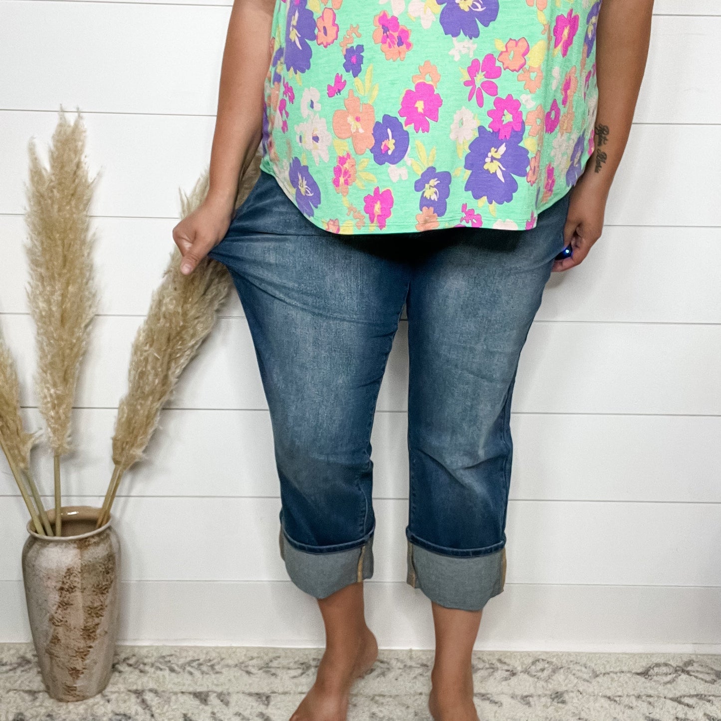Rubies + Honey "Selena" Boyfriend Jeans