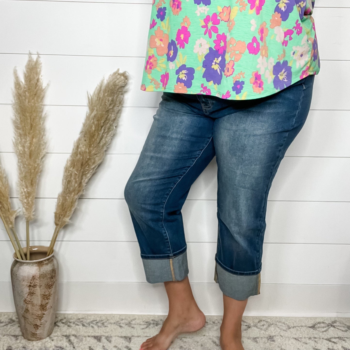 Rubies + Honey "Selena" Boyfriend Jeans