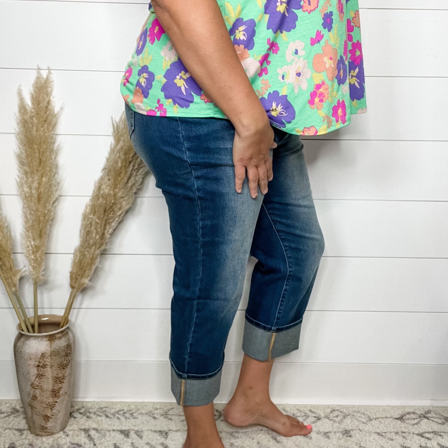 Rubies + Honey "Selena" Boyfriend Jeans