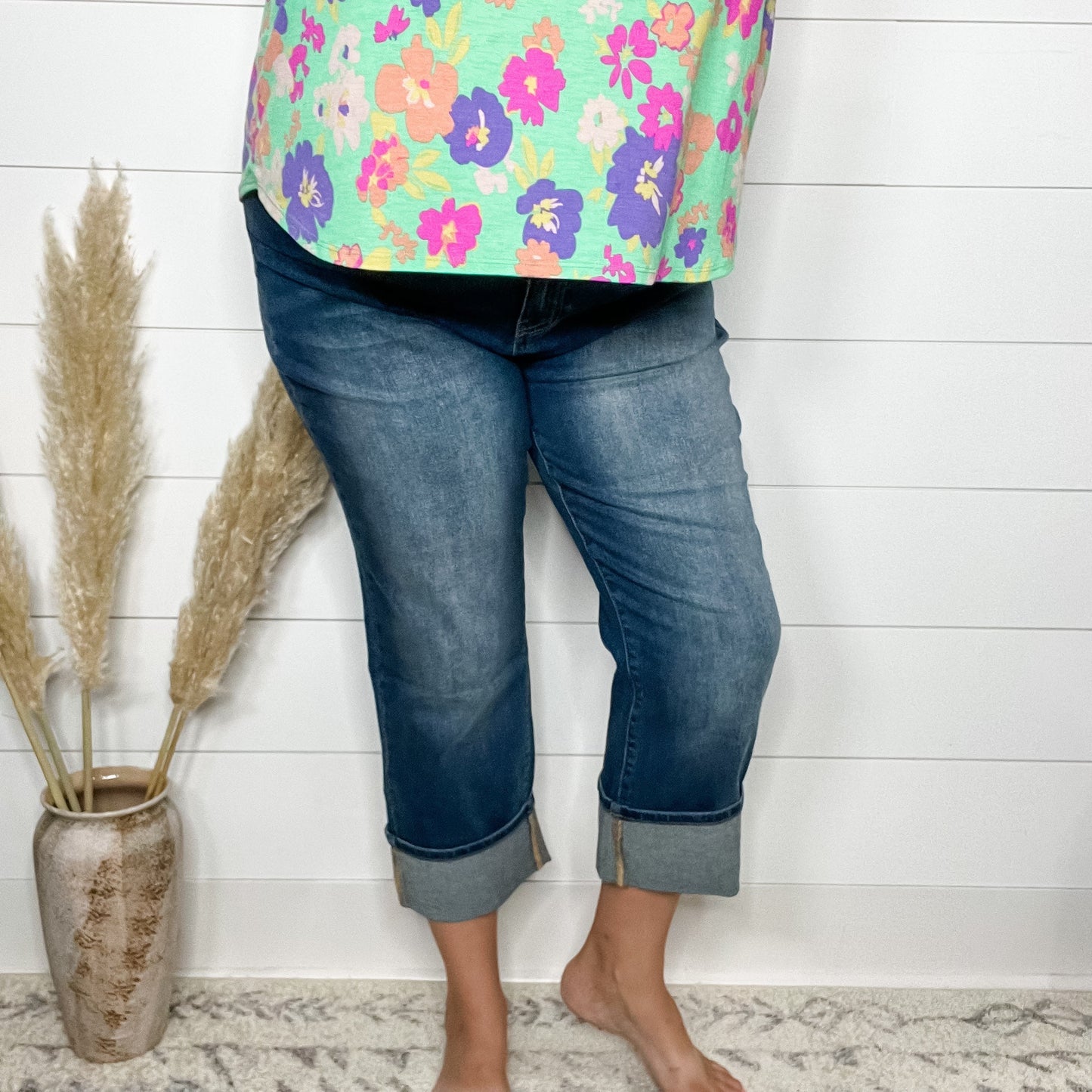 Rubies + Honey "Selena" Boyfriend Jeans