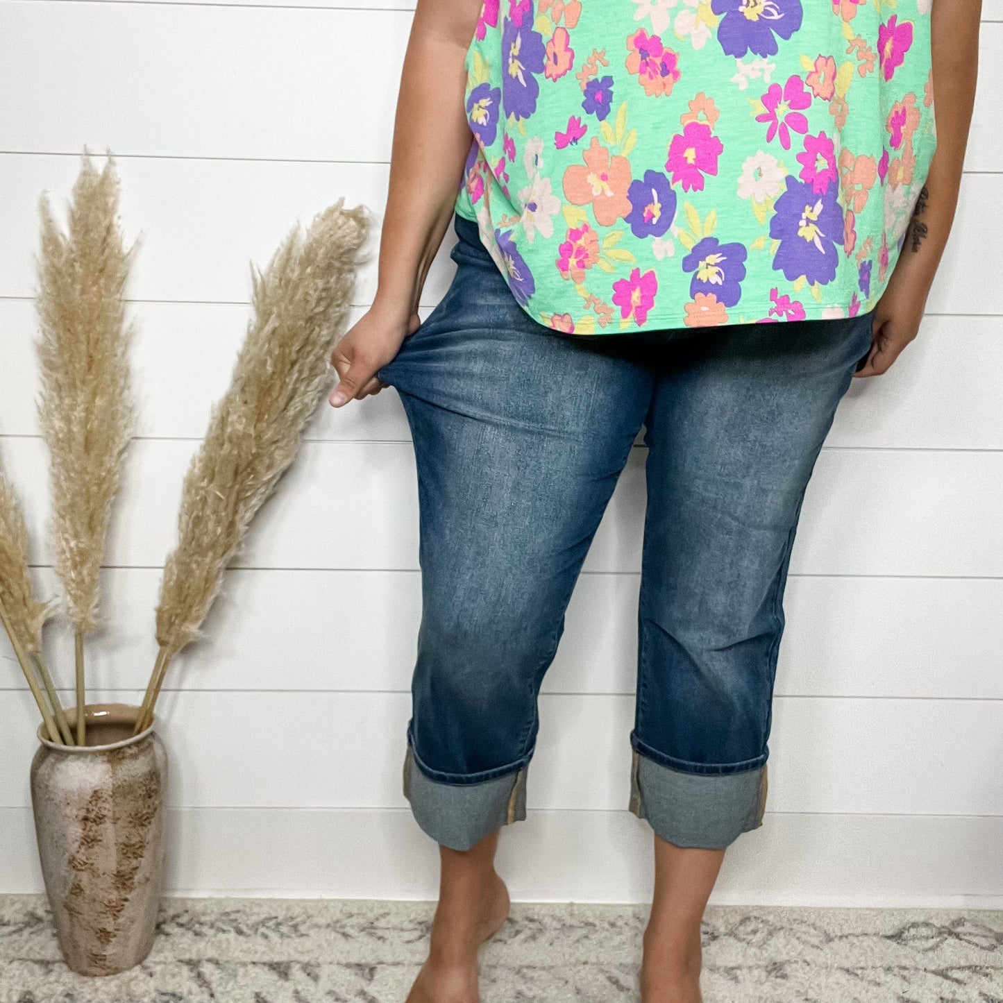 Rubies + Honey "Selena" Boyfriend Jeans