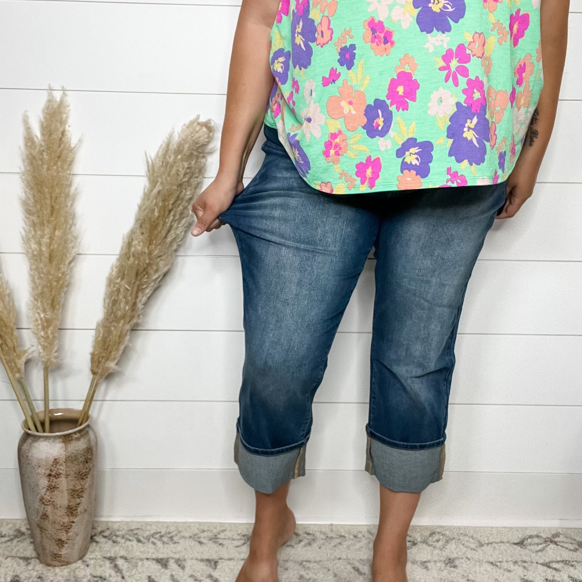 Rubies + Honey "Selena" Boyfriend Jeans