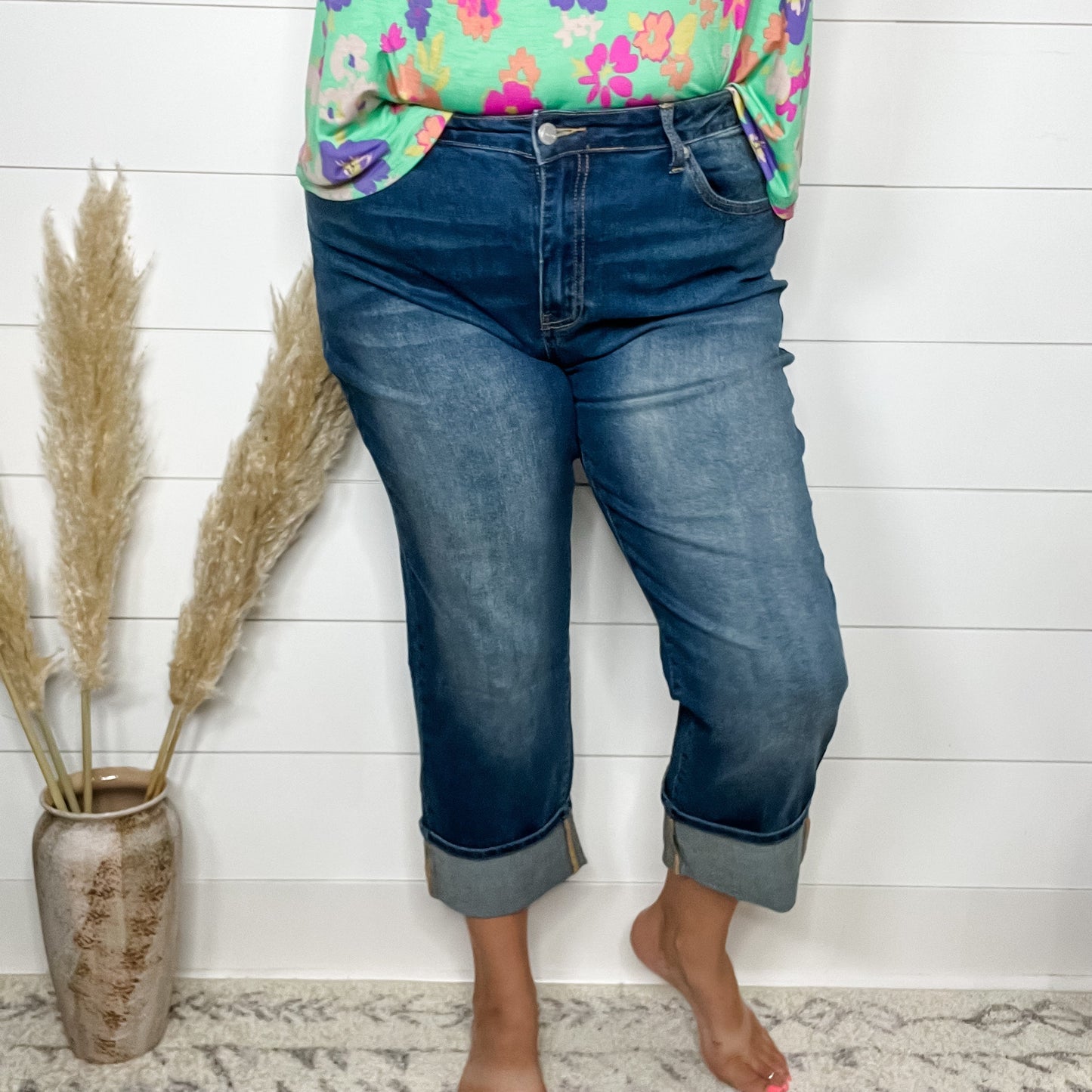 Rubies + Honey "Selena" Boyfriend Jeans