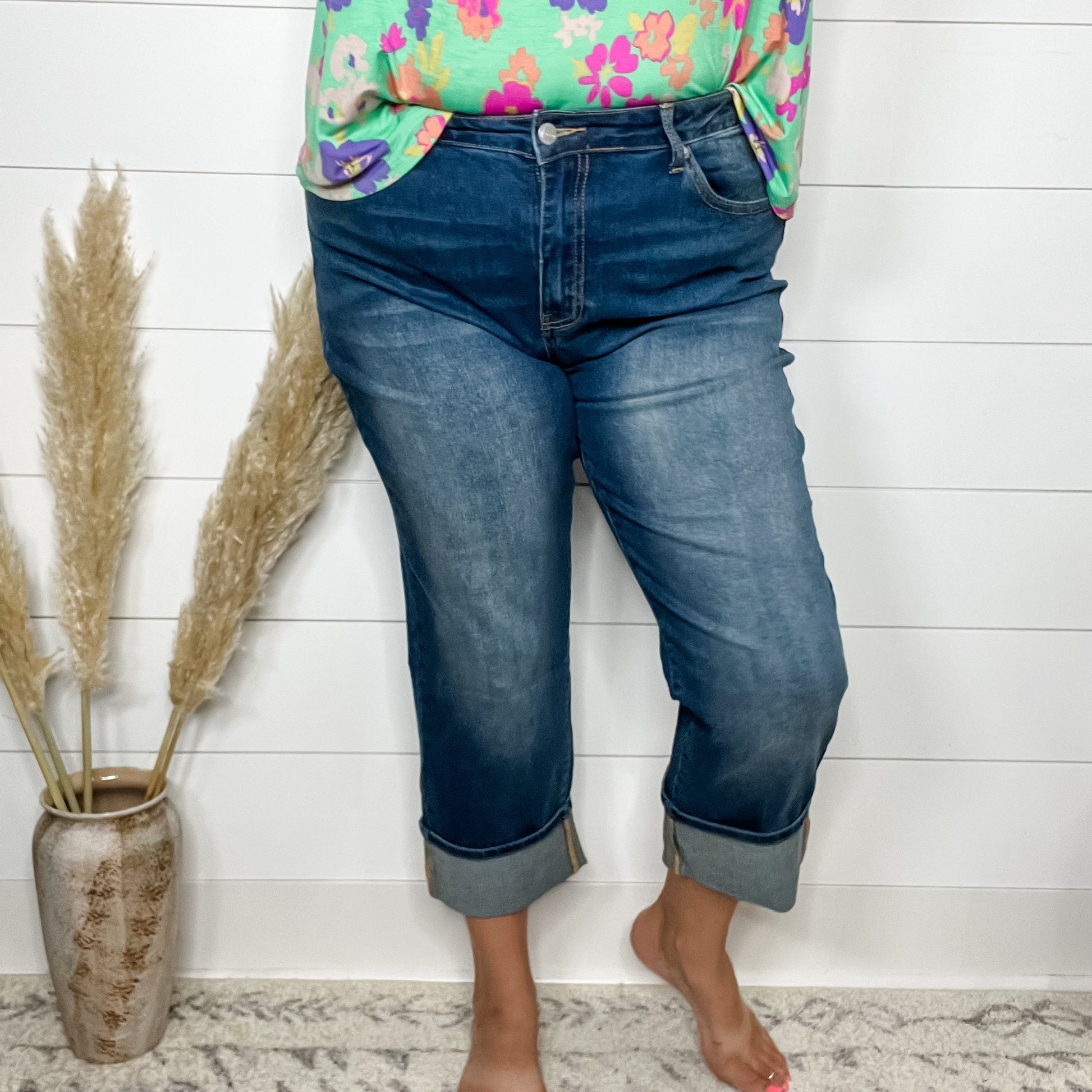 Rubies + Honey "Selena" Boyfriend Jeans