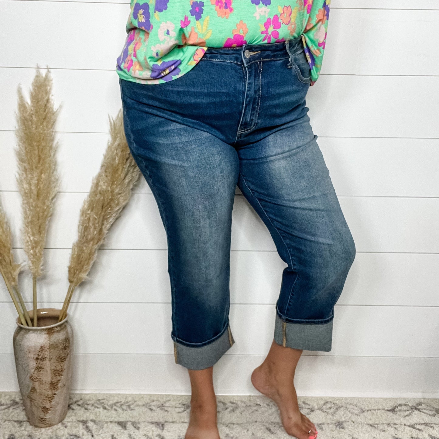 Rubies + Honey "Selena" Boyfriend Jeans