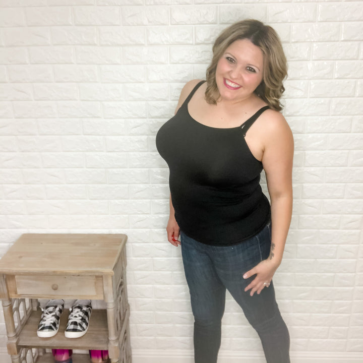 Seamless Adjustable Strap Cami (Multiple Colors)