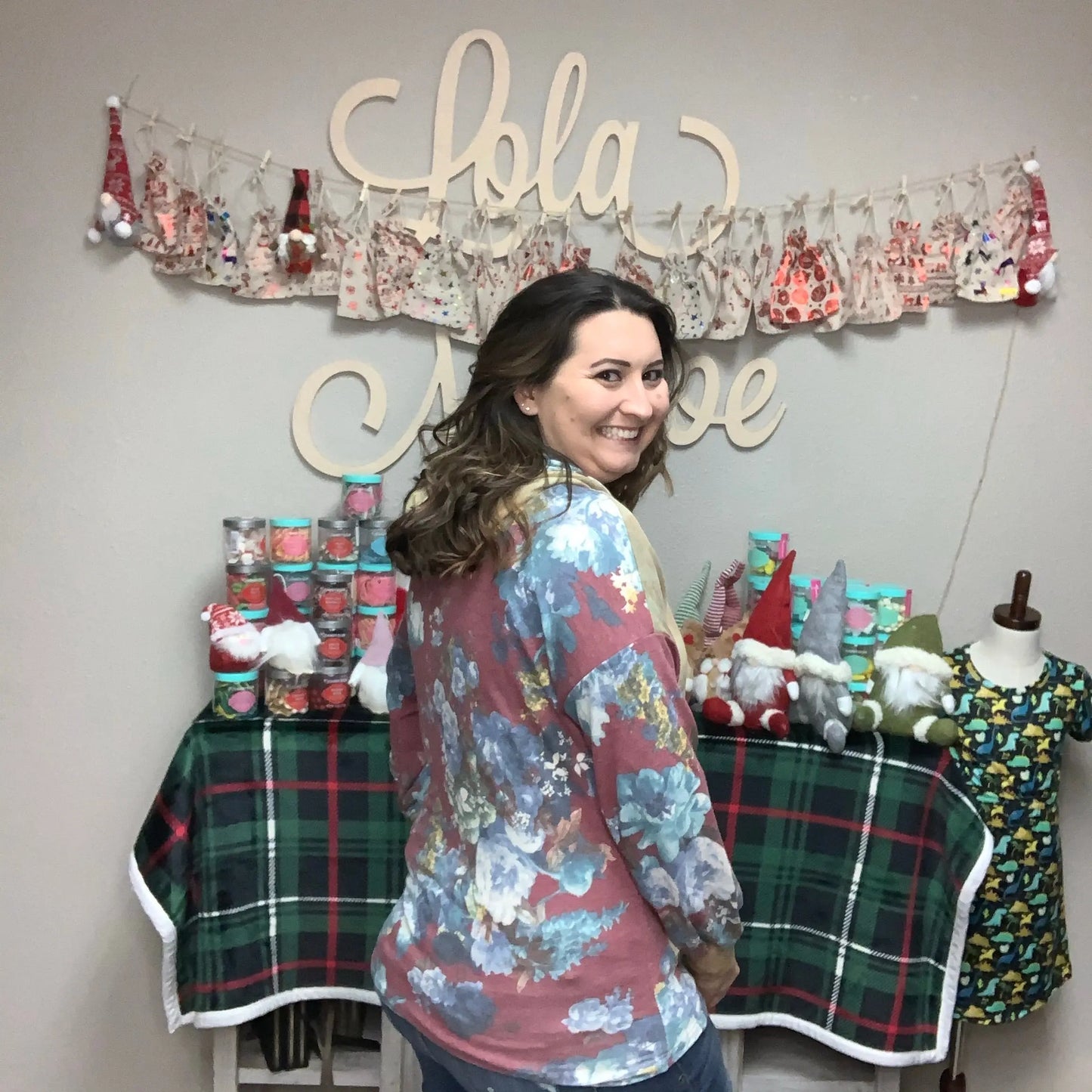 "Secret Garden" Floral Hoodie (Rust Body)