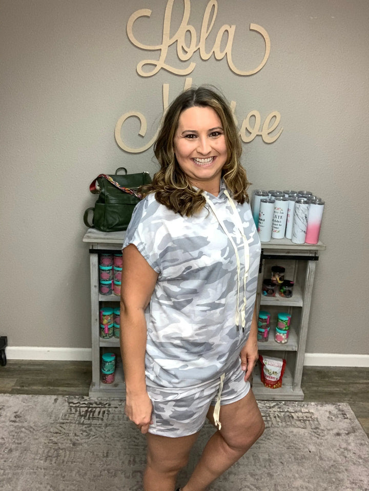 Shades of Grey Sleeveless Hoodie