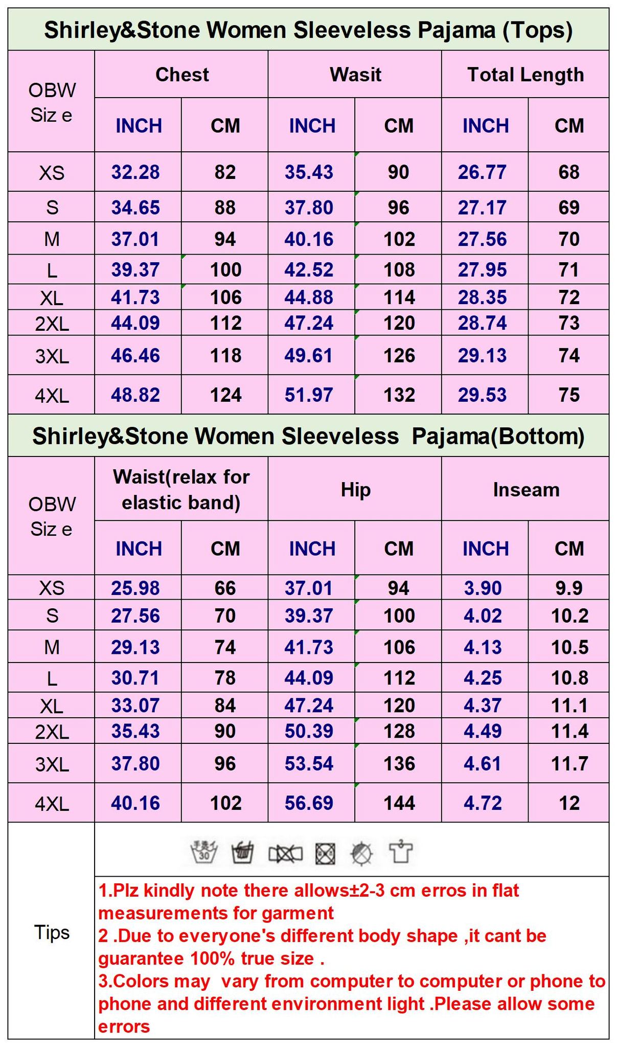 Shirley & Stone Tank Jammie Sets