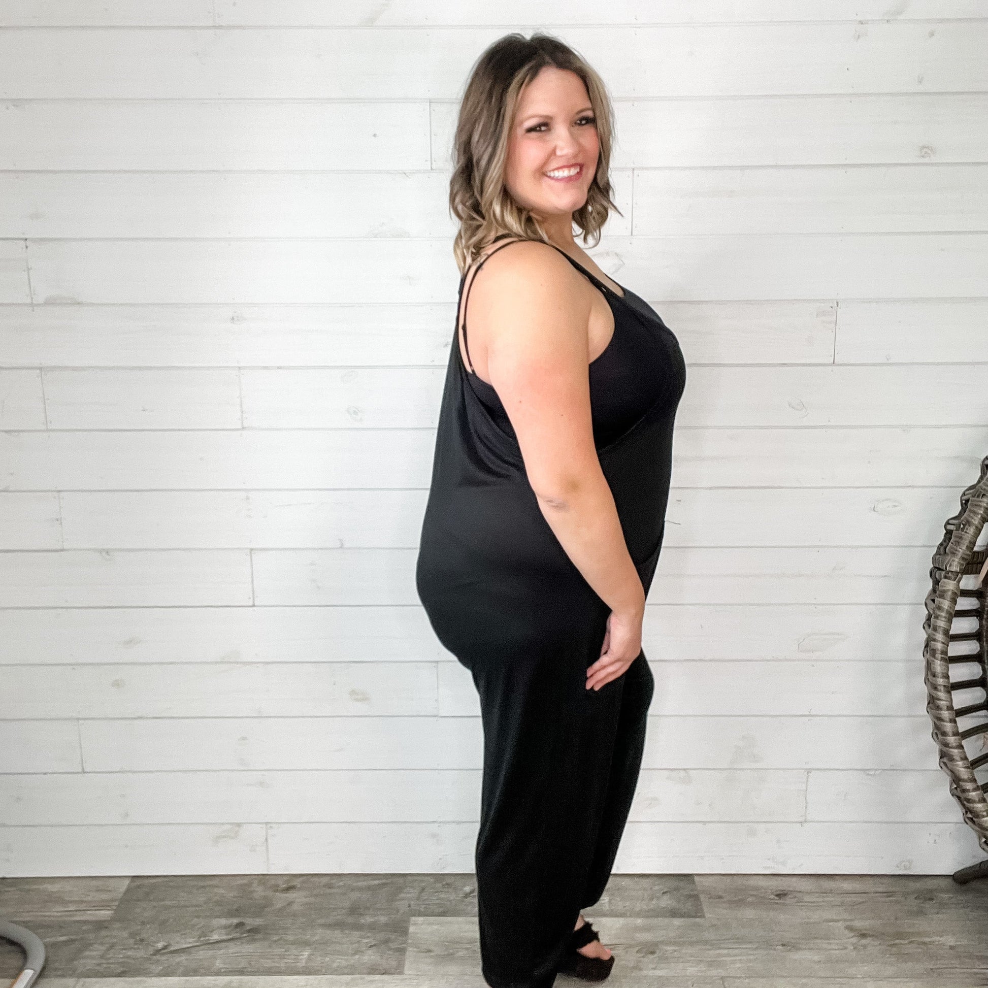 Slouchy Spaghetti Strap Jumper