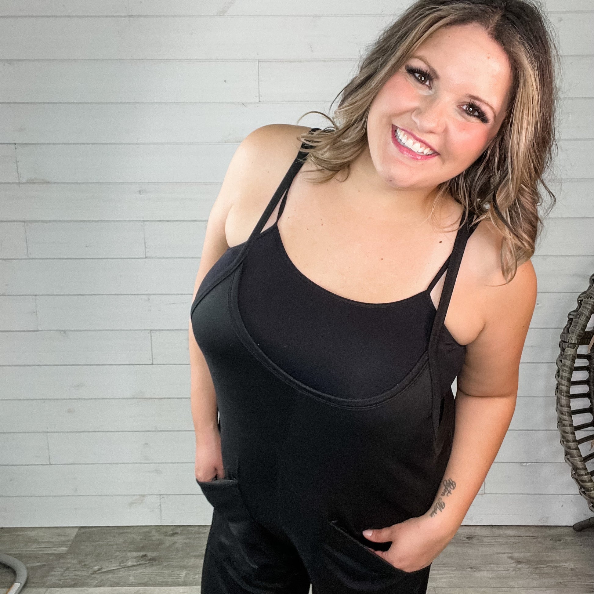 Slouchy Spaghetti Strap Jumper