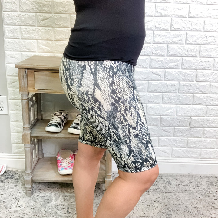 Snakeskin No Chub Rub Shorts