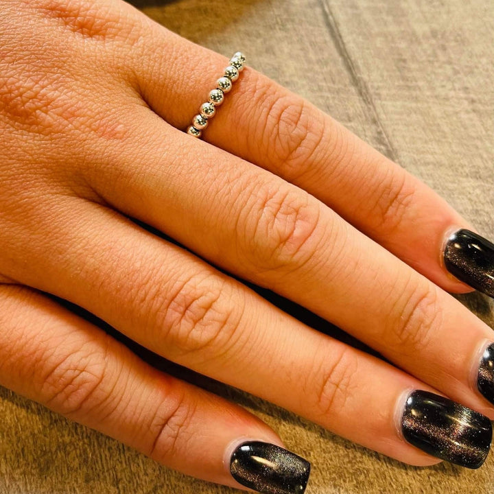 Stainless Steel Anxiety Fidget Rings (Multiple Sizes)-Lola Monroe Boutique