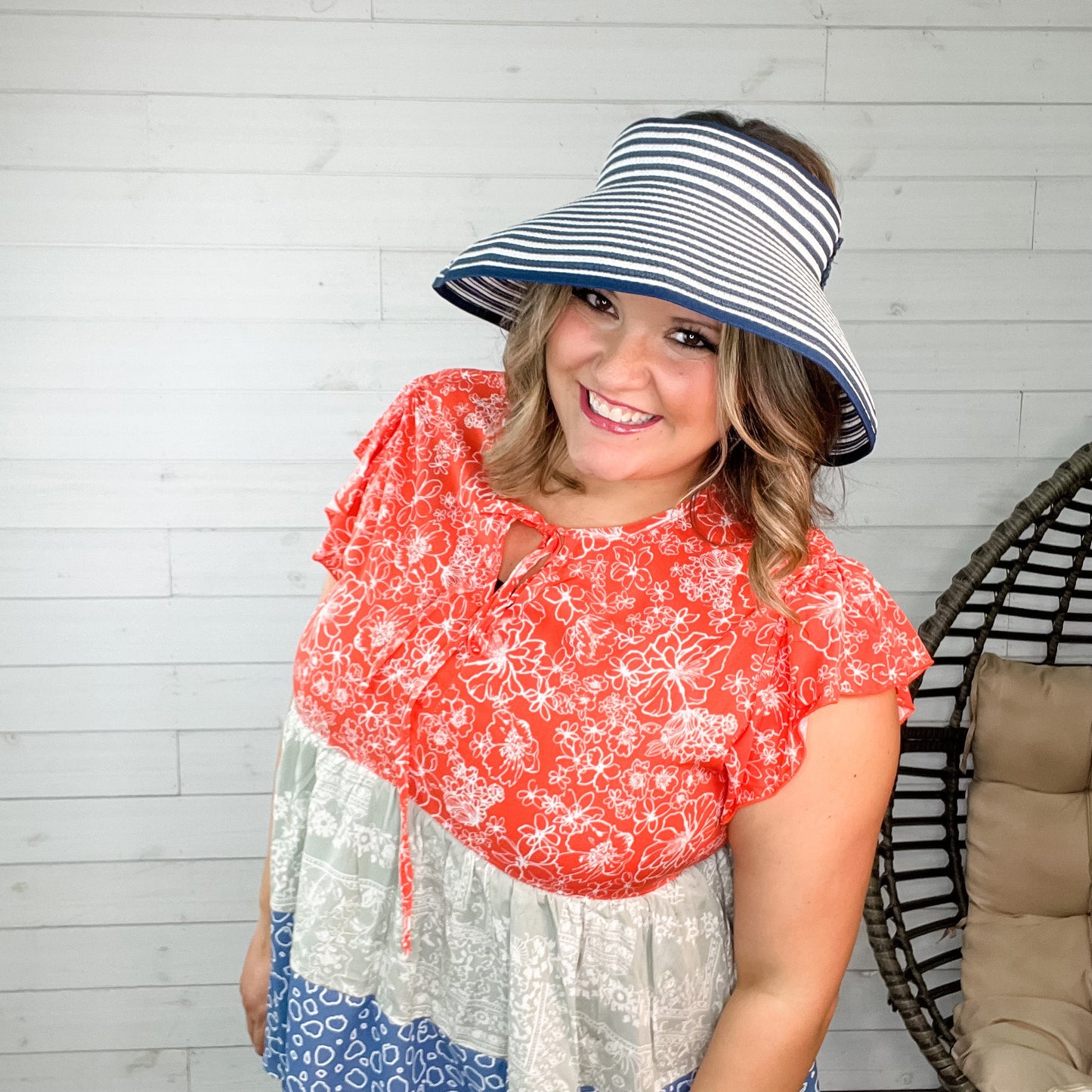 Straw Sun Hat with Bow Adjustable (Multiple Colors)