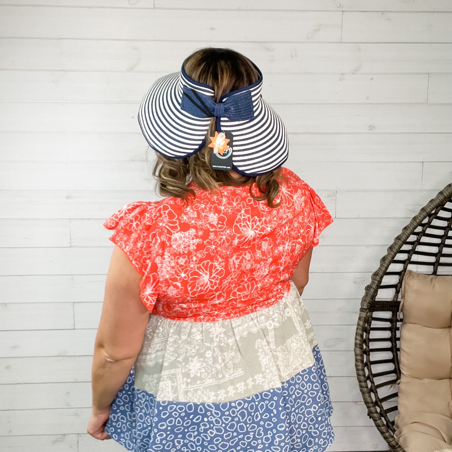 Straw Sun Hat with Bow Adjustable (Multiple Colors)
