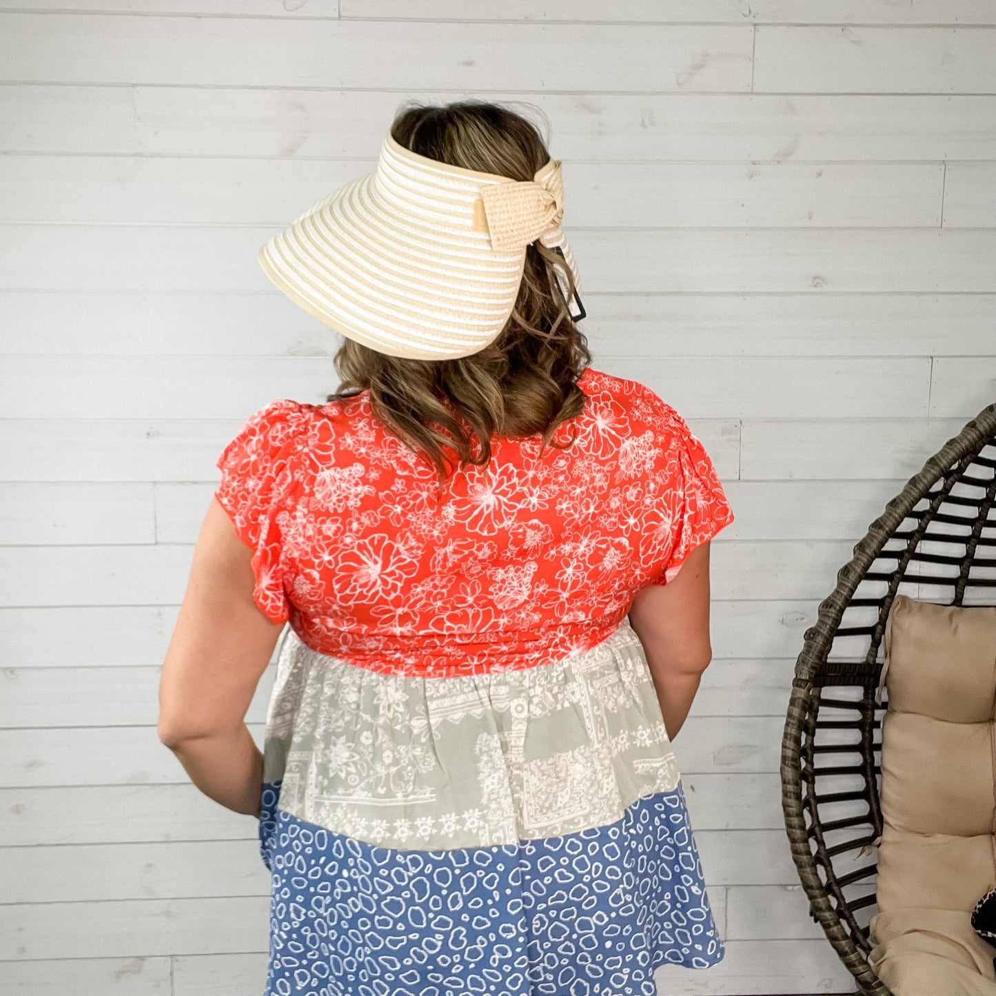 Straw Sun Hat with Bow Adjustable (Multiple Colors)
