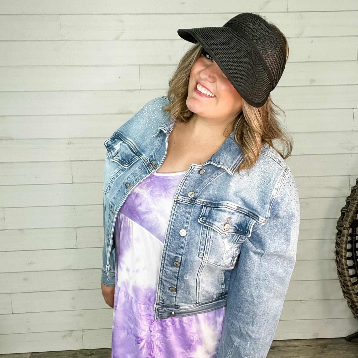 Straw Sun Visor Adjustable (Multiple Colors)