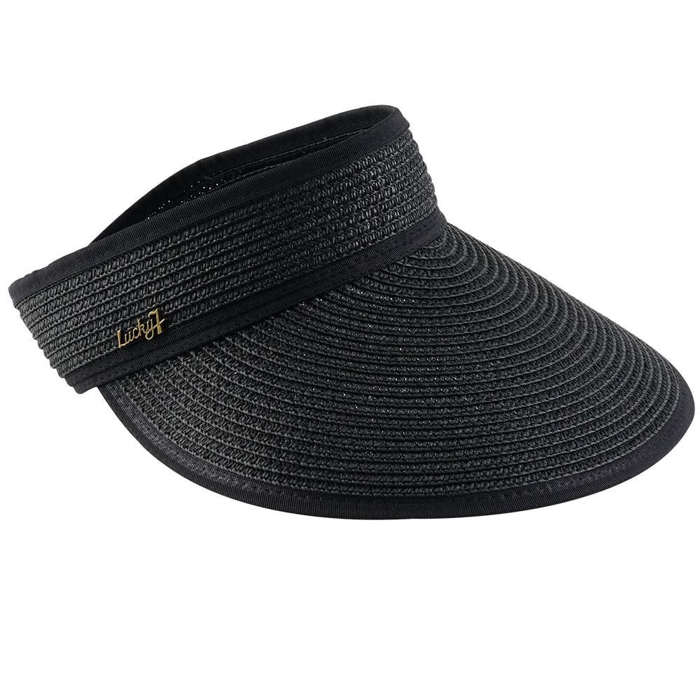 Straw Sun Visor Adjustable (Multiple Colors)