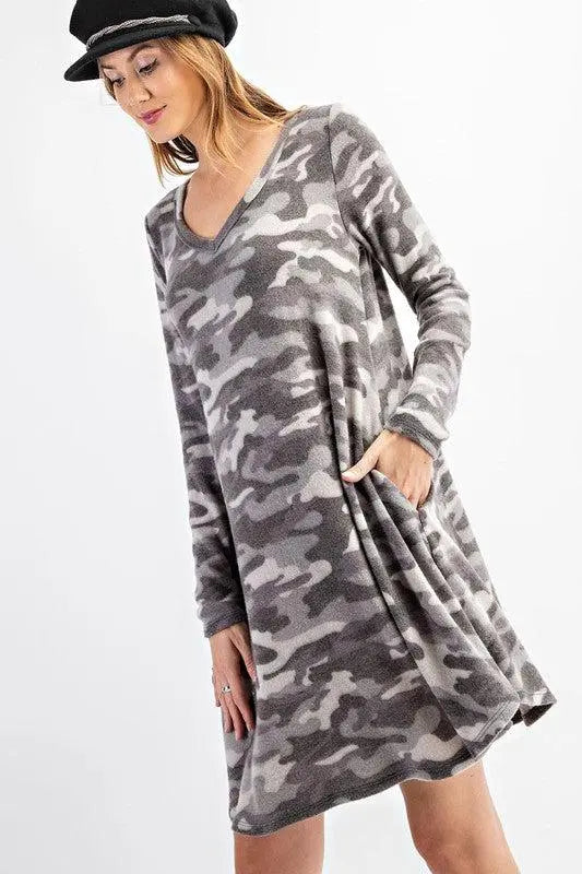 Sub"Urban" Camo Tunic/Dress with Pockets
