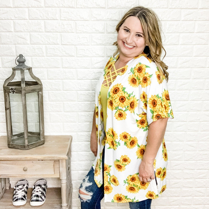 "Sunshine" Side Slit Kimono