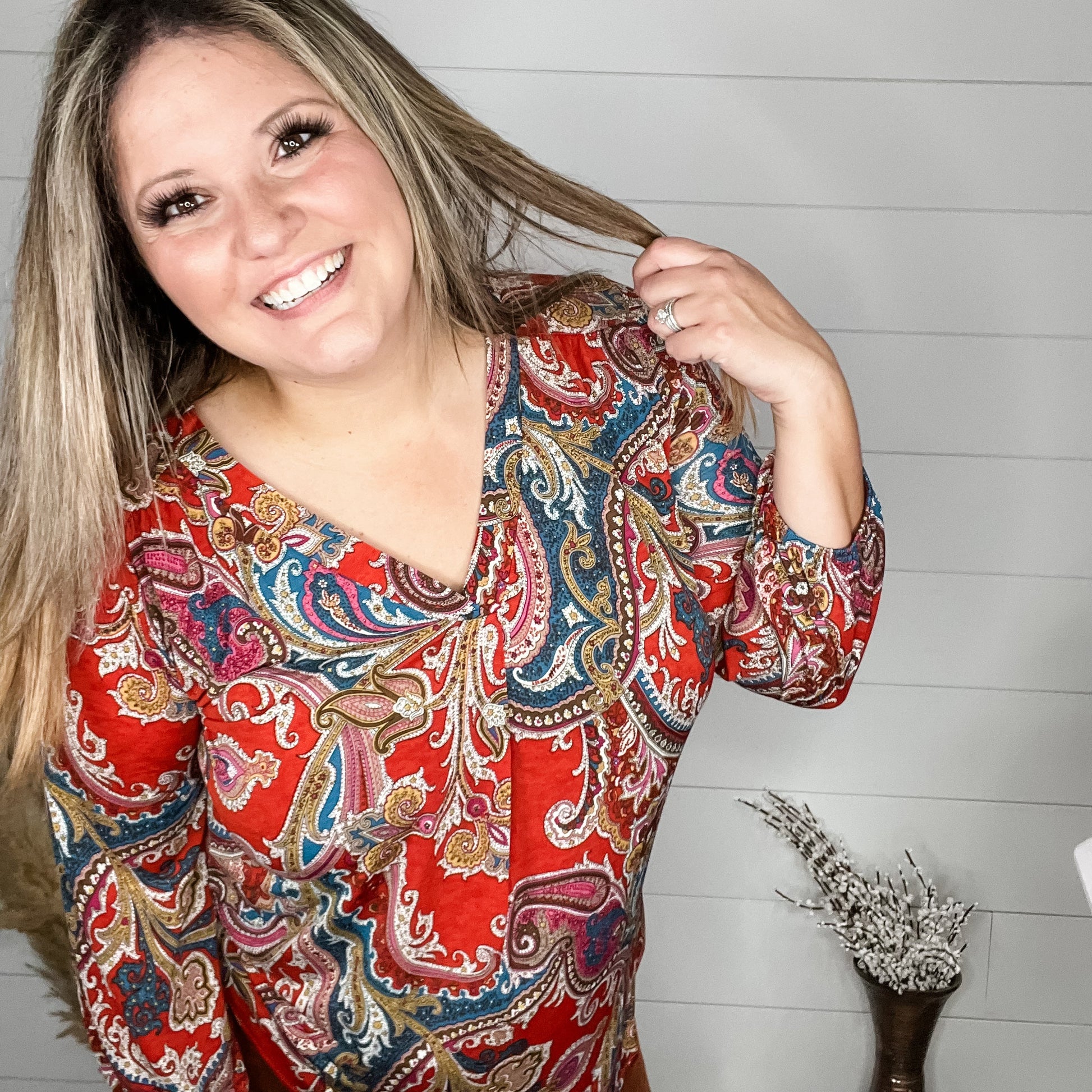 "Sure We Can" Long Sleeve V Neck