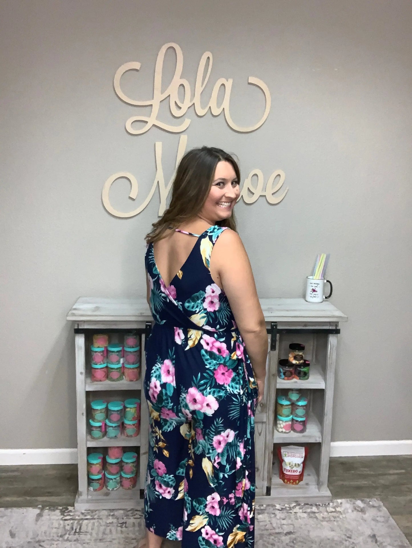 Take Me to The Islands V Neck Tank Romper