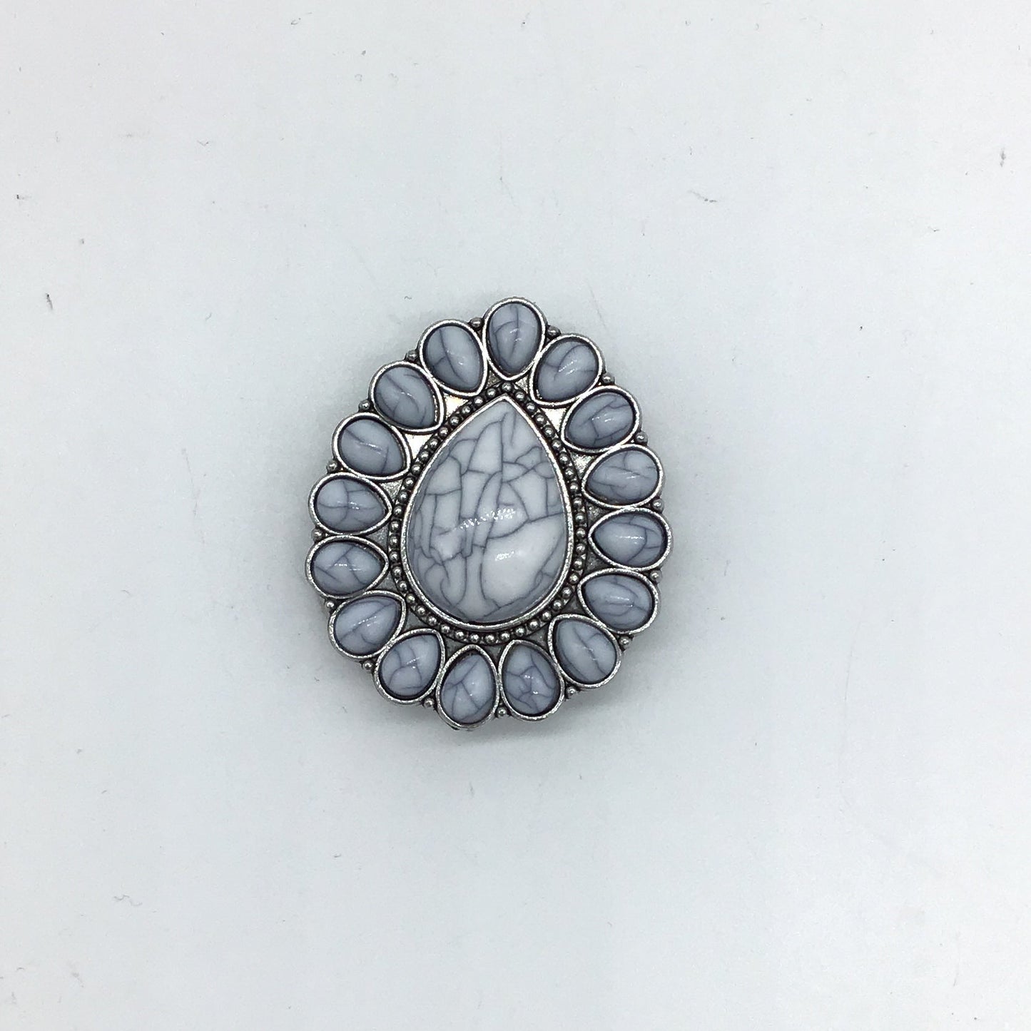 Teardrop Agate Stone Phone Grips (Multiple Colors)