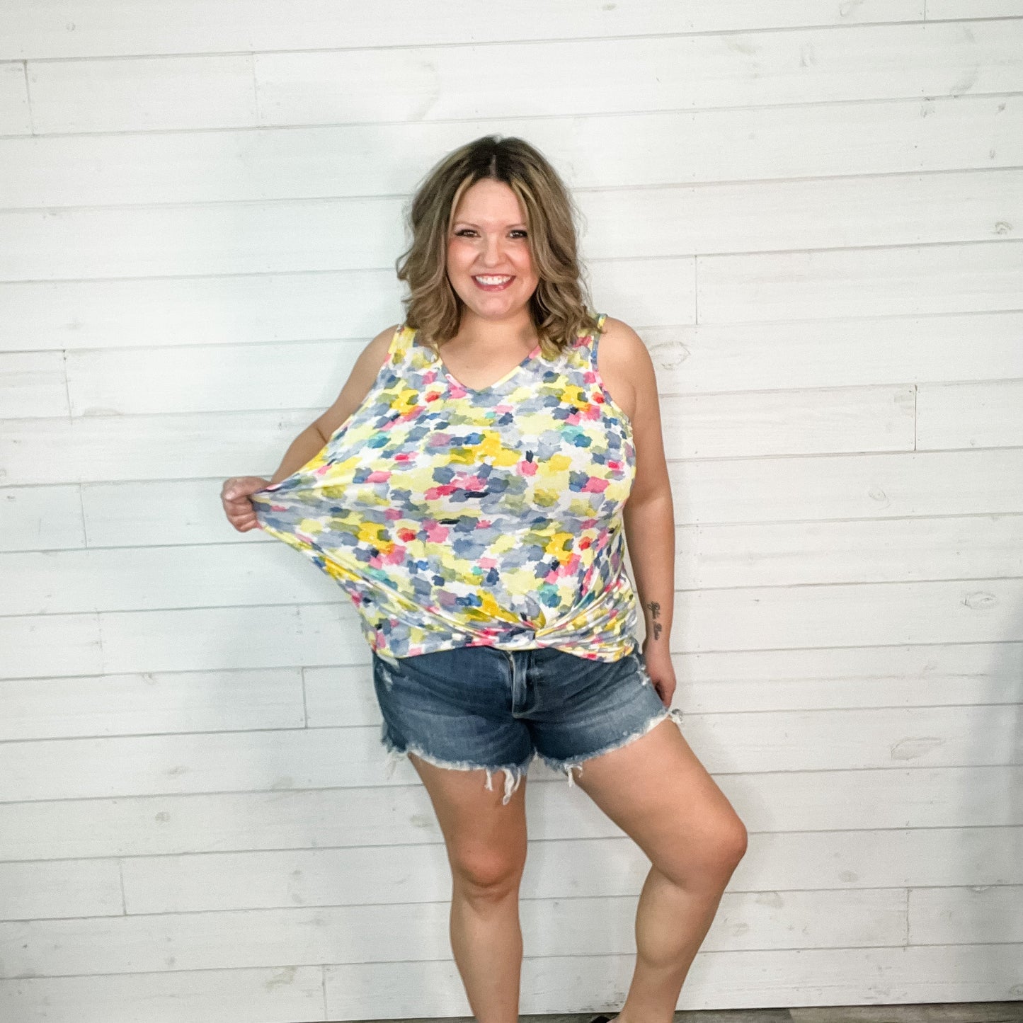 "To Whom it May Concern" Knot Front Tank