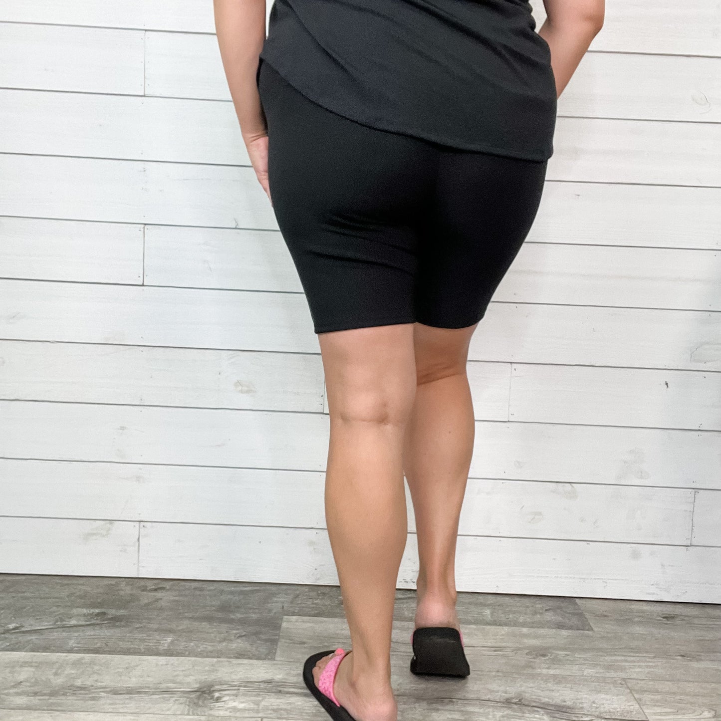 Trouser Shorts with Button Detail