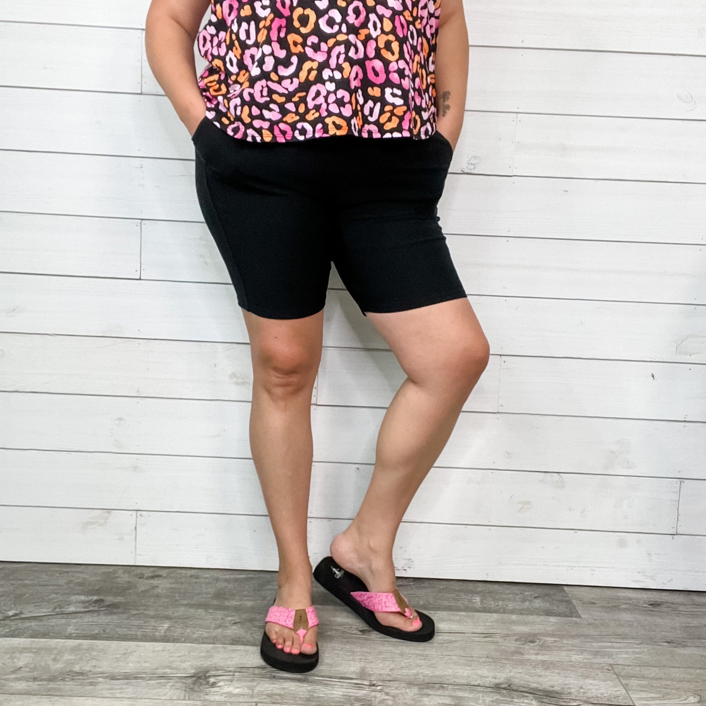 Trouser Shorts with Pockets