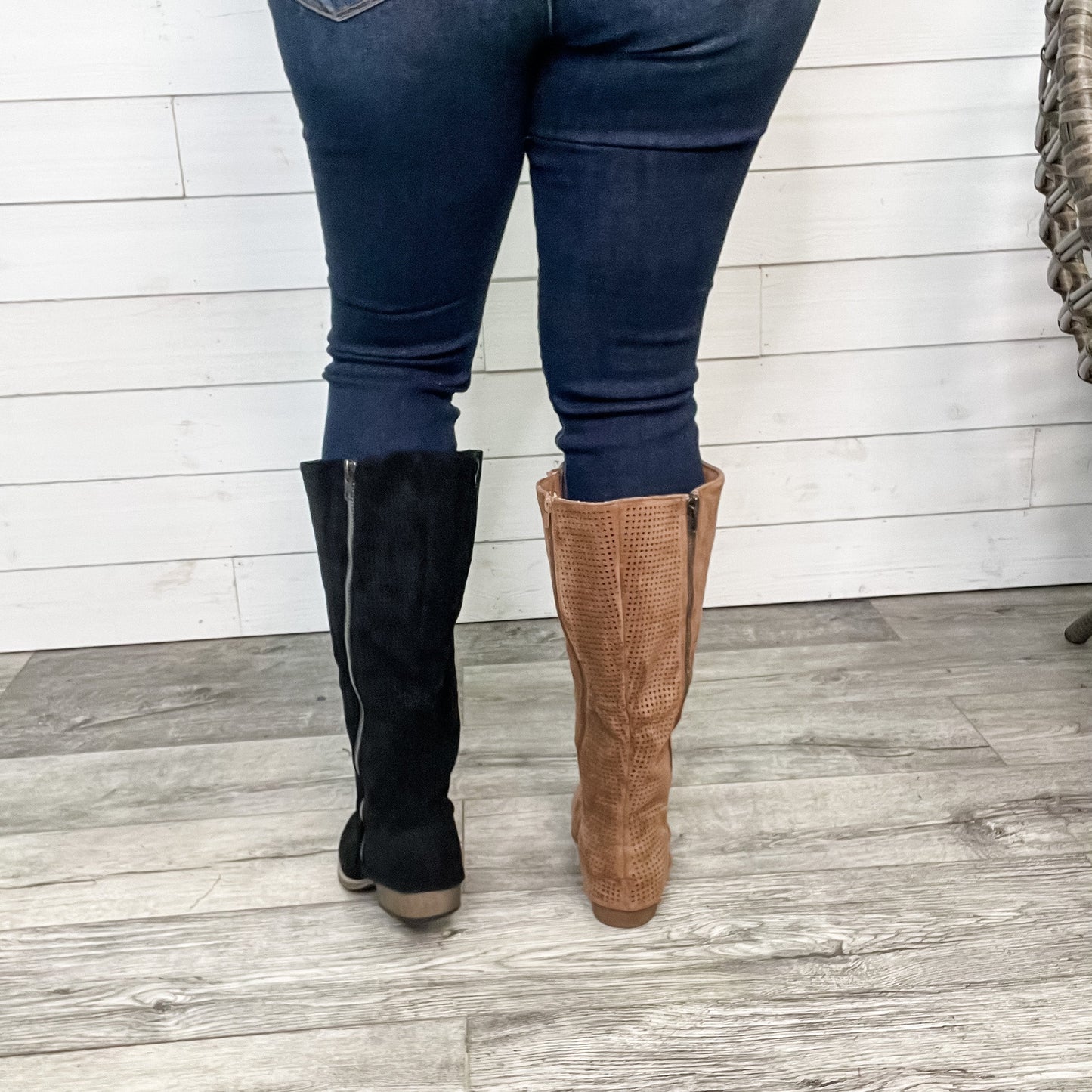 Very G Wide Calf Tall Boot without heel